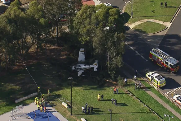 Emergency Landing in Western Sydney: Light Plane Crashes Near School