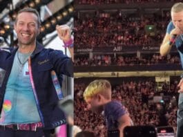 Chris Martin Helps Young Fan at Coldplay Sydney Concert